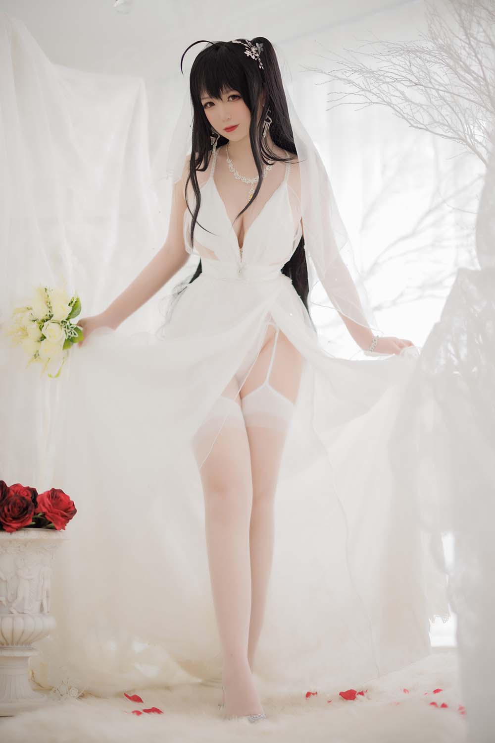 樱落酱w – 大凤花嫁 Cosplay-第2张