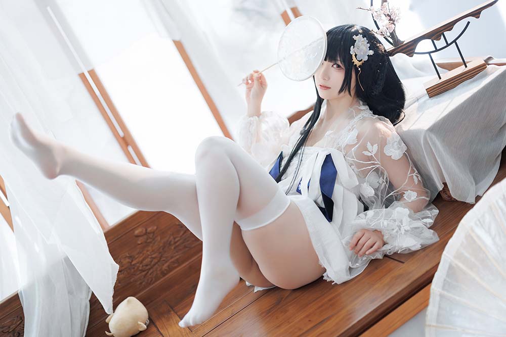 樱落酱w – 逸仙 膏发凝脂 Cosplay-第1张