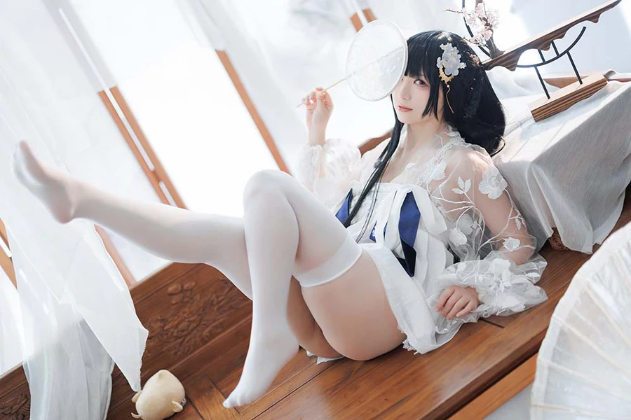 樱落酱w – 逸仙 膏发凝脂 Cosplay-第1张
