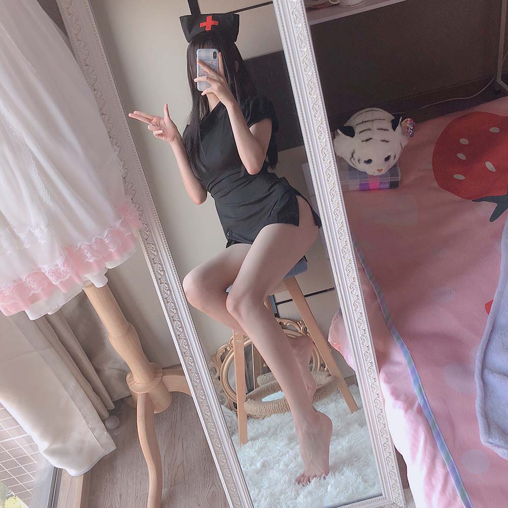 眼酱大魔王w – 黑护士 Cosplay-第2张