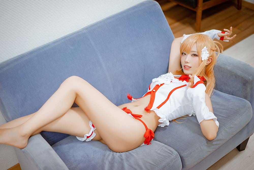 切切celia – 亚丝娜内衣 Cosplay-第1张