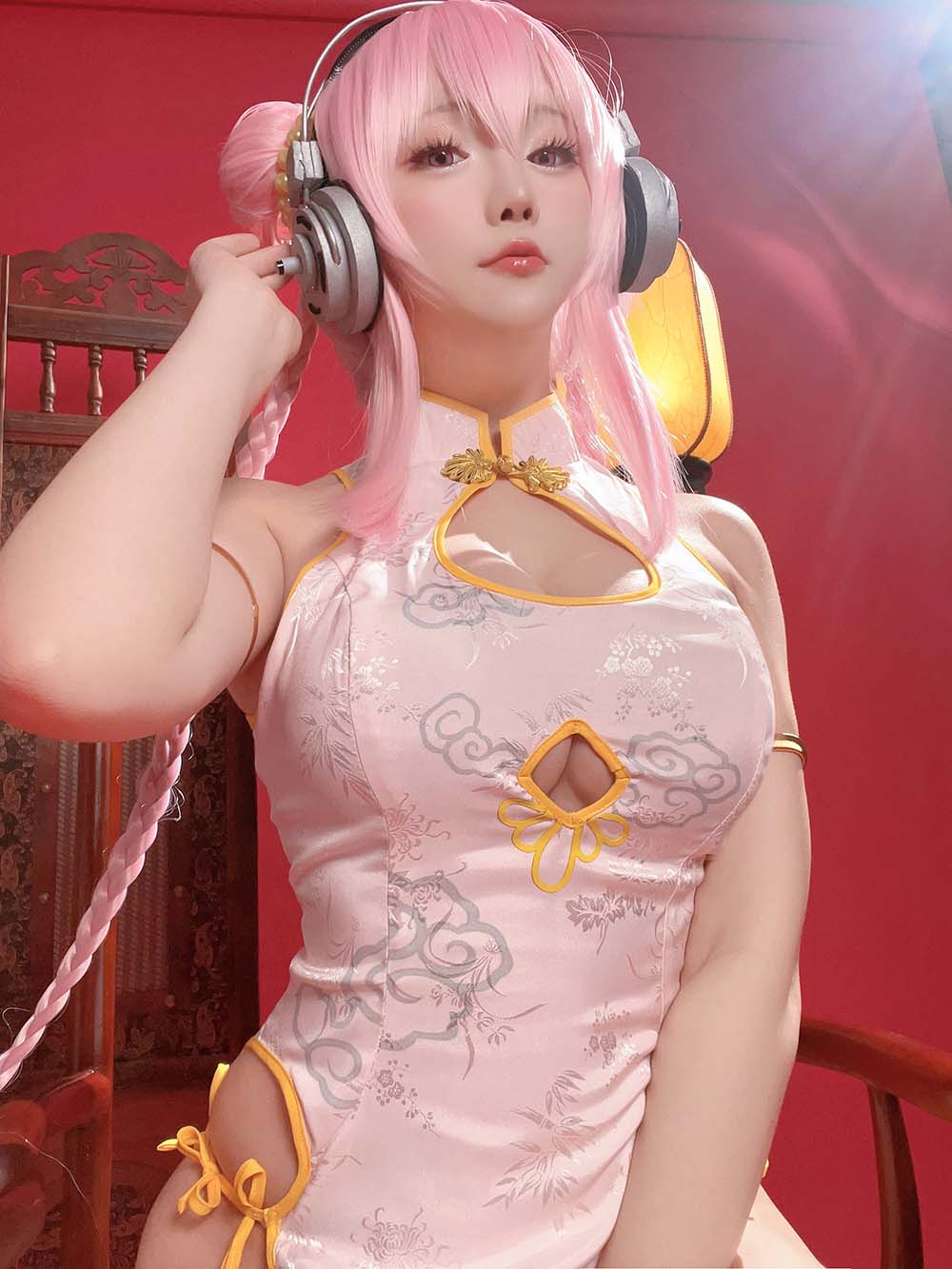 星之迟迟 – 超级索尼子 旗袍 Cosplay-第2张