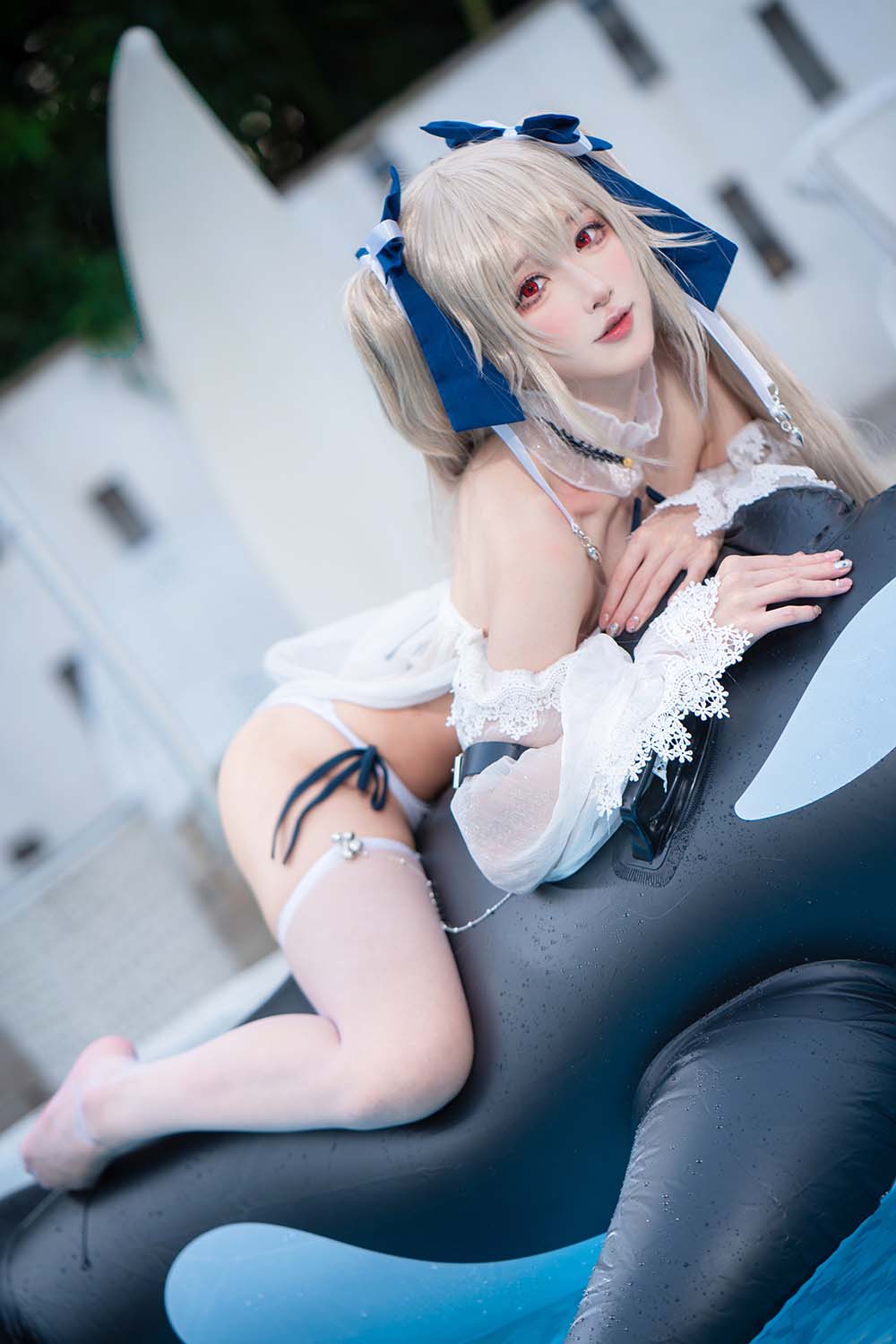 阿包也是兔娘 – 安克雷奇泳装 Cosplay-第1张