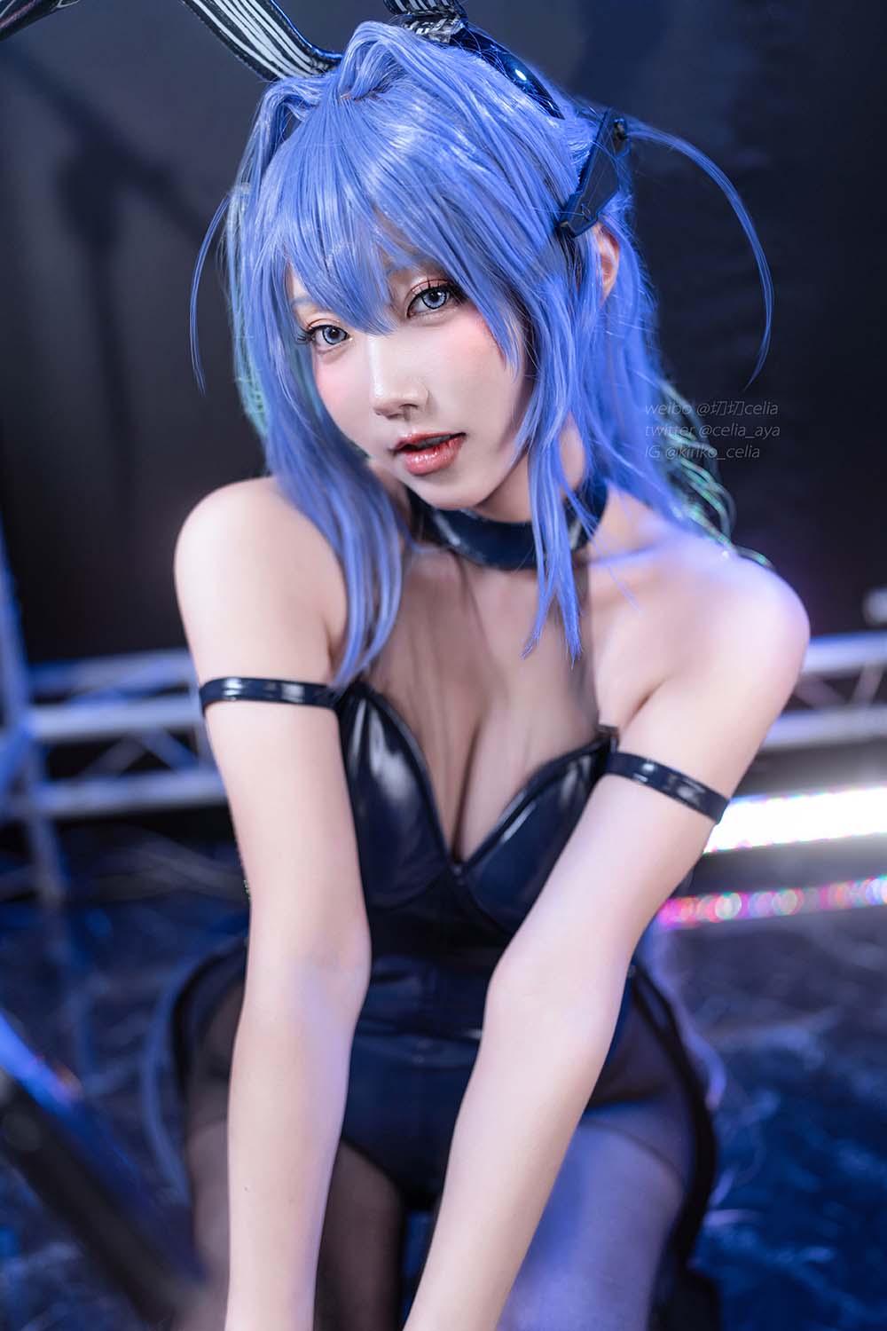 切切celia – 花园兔女郎 Cosplay-第2张