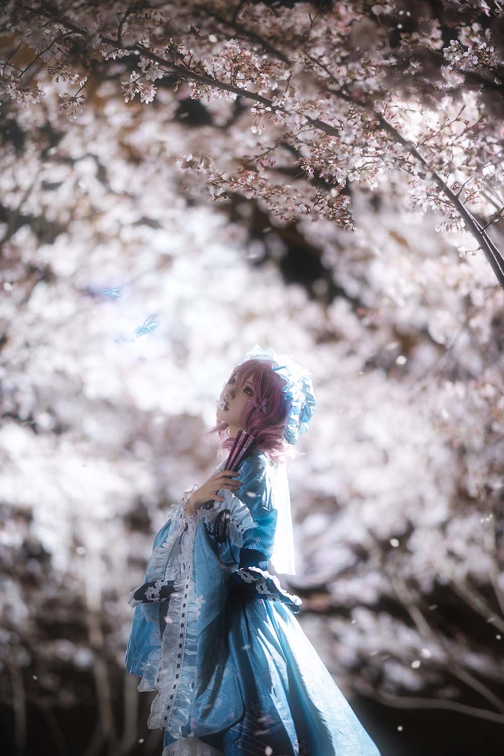 花柒Hana – 星雨幽幽子 Cosplay-第1张