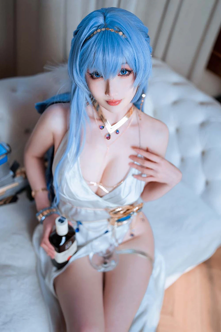 rioko凉凉子(肉扣热热子) – 海伦礼服 Cosplay-第1张
