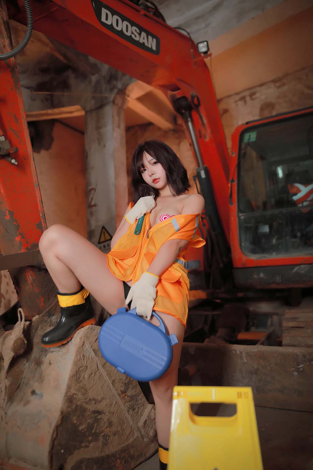 yuuhui玉汇 – 挖掘姬 Cosplay-第1张