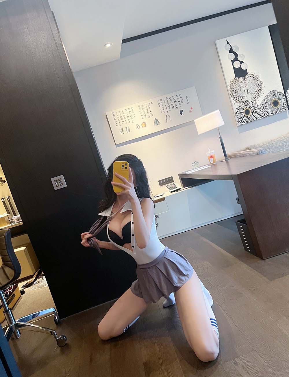 葛征GEZHENG – JK百褶裙 Cosplay-第1张