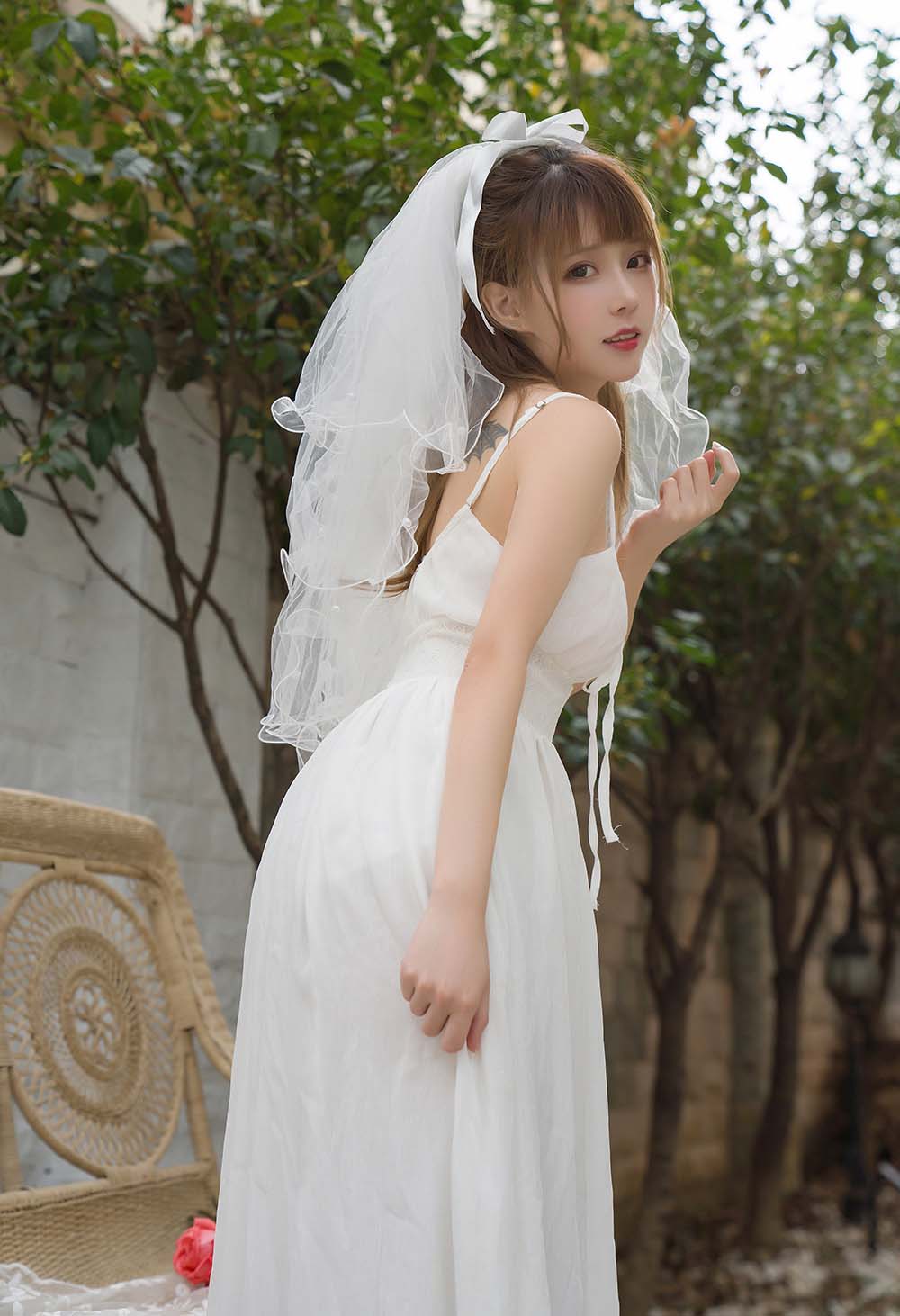 凛子酱 – 婚纱 Cosplay-第1张