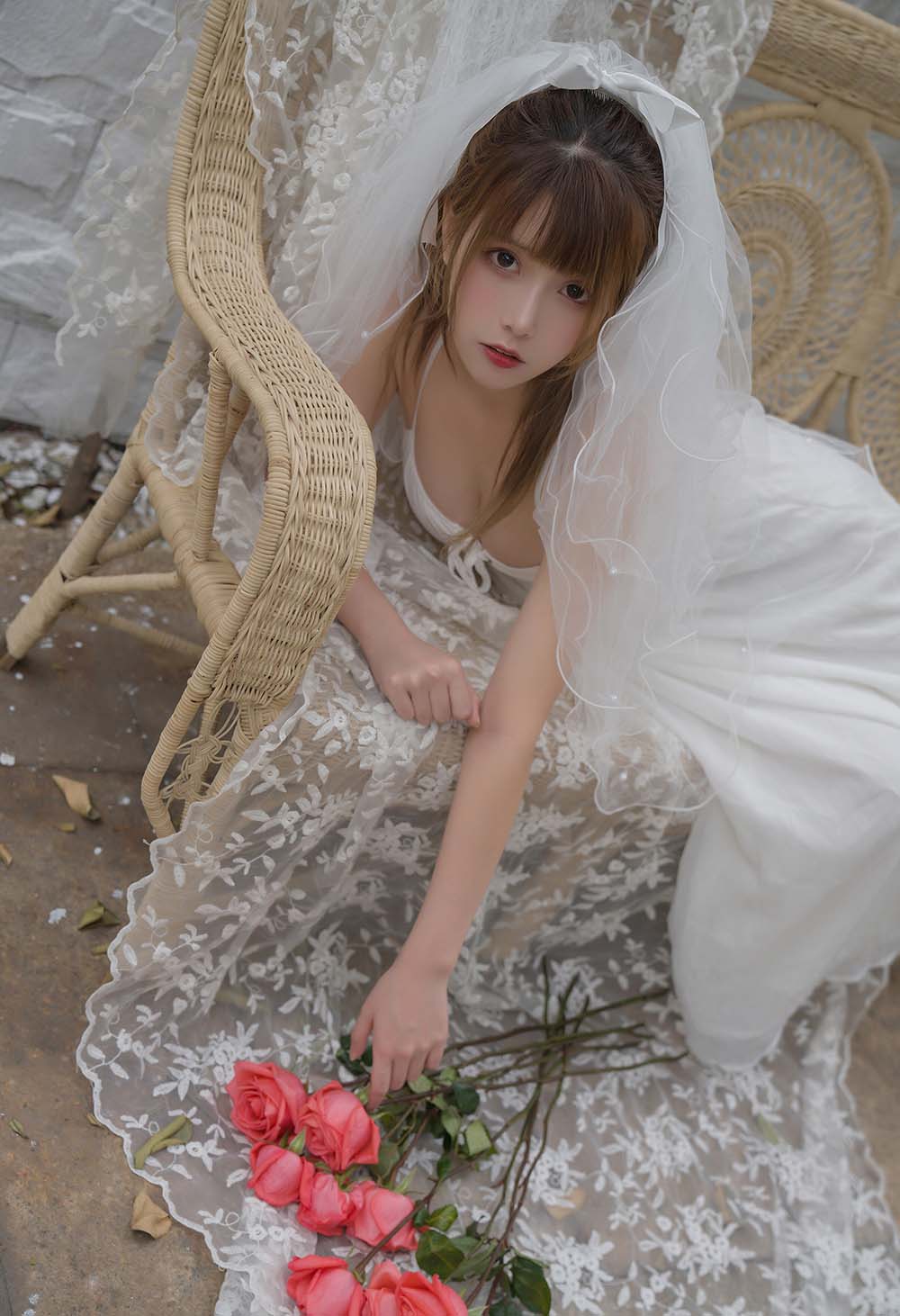 凛子酱 – 婚纱 Cosplay-第2张