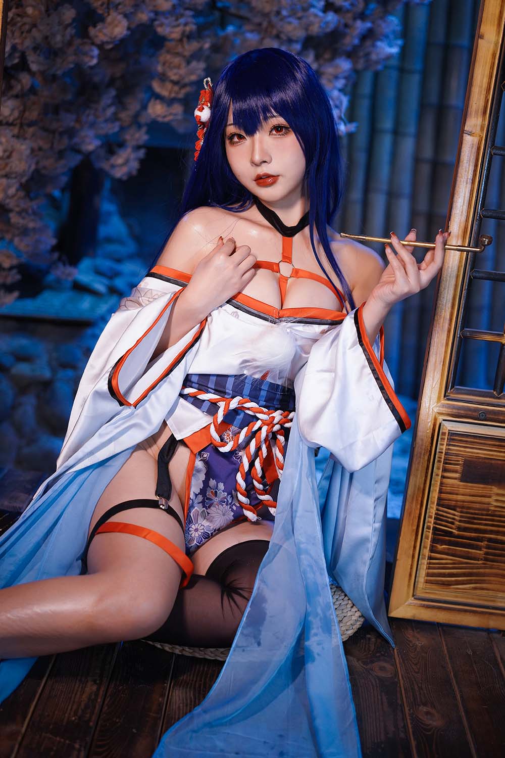 yuuhui玉汇 – 真子 和服抹油 Cosplay-第1张