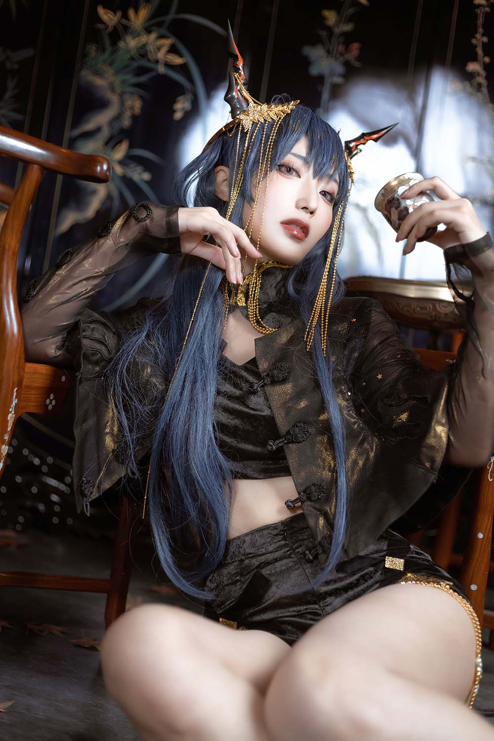 切切celia – 明日方舟 陈 音律联觉 Cosplay-第2张