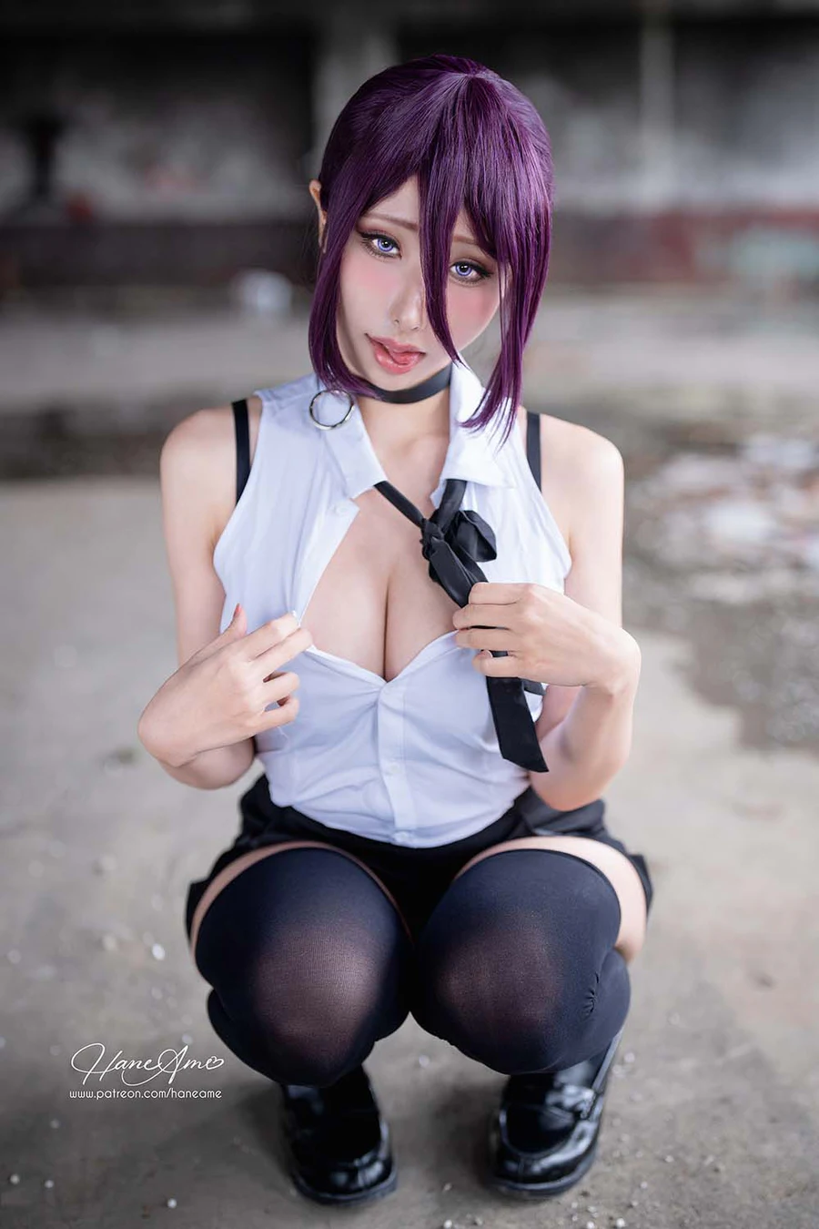 Hane Ame 雨波写真 – 電鋸人 蕾塞 Cosplay-第1张