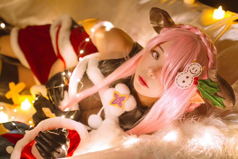 Rithe – Narmaya Xmas Cosplay-第2张
