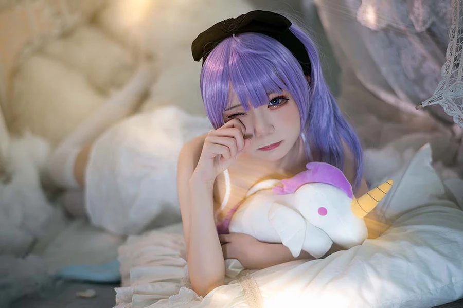王胖胖u – 独角兽睡衣 Cosplay-第1张