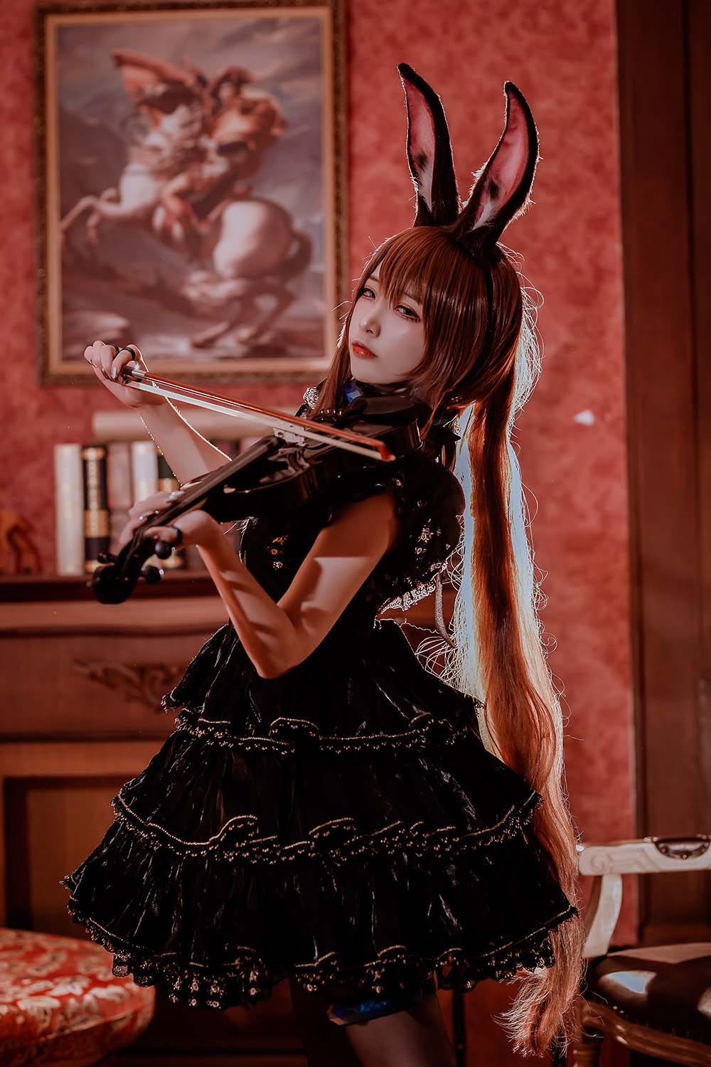 二佐Nisa – 方舟阿米娅音乐会 Cosplay-第1张