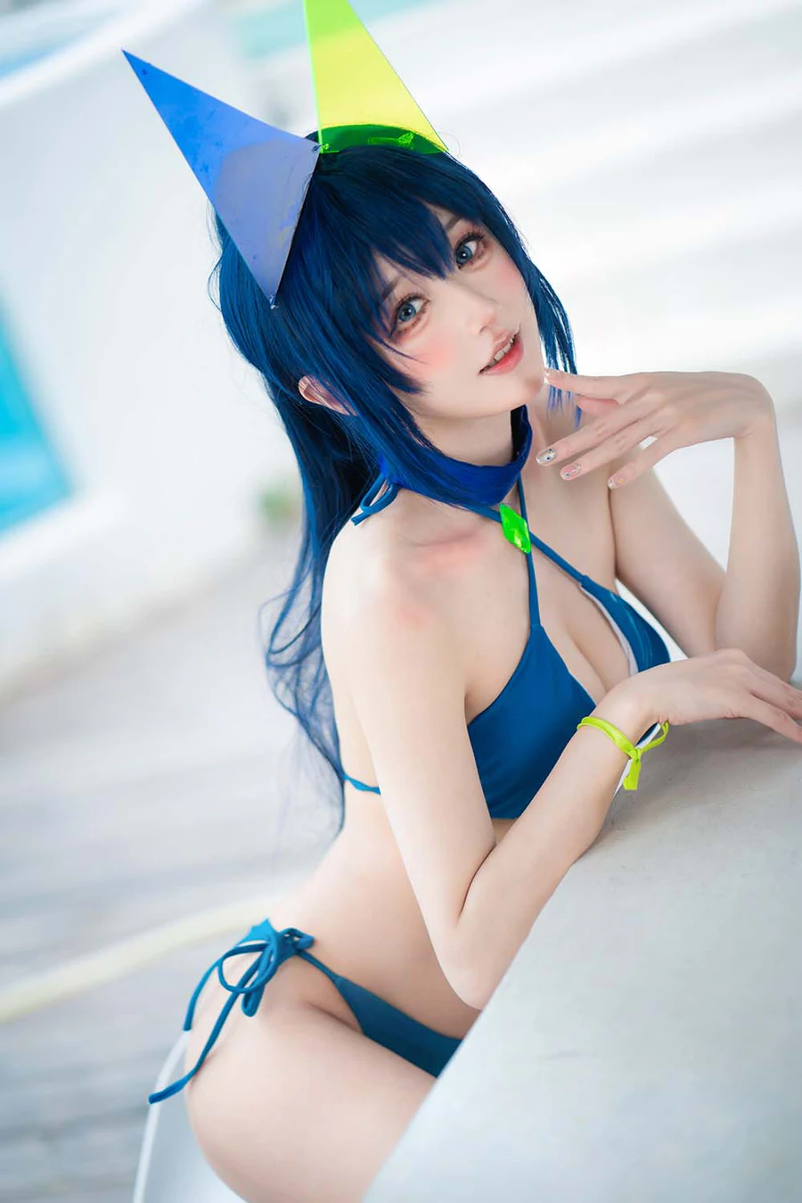 阿包也是兔娘 – 花园泳装 Cosplay-第1张