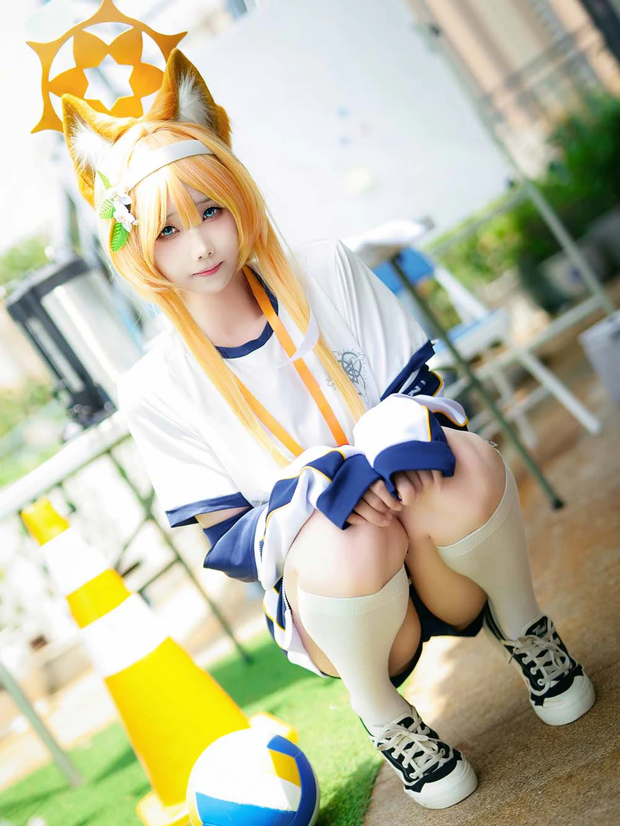 曉美媽 – 碧蓝档案-伊落マリー(体操服) Cosplay-第1张