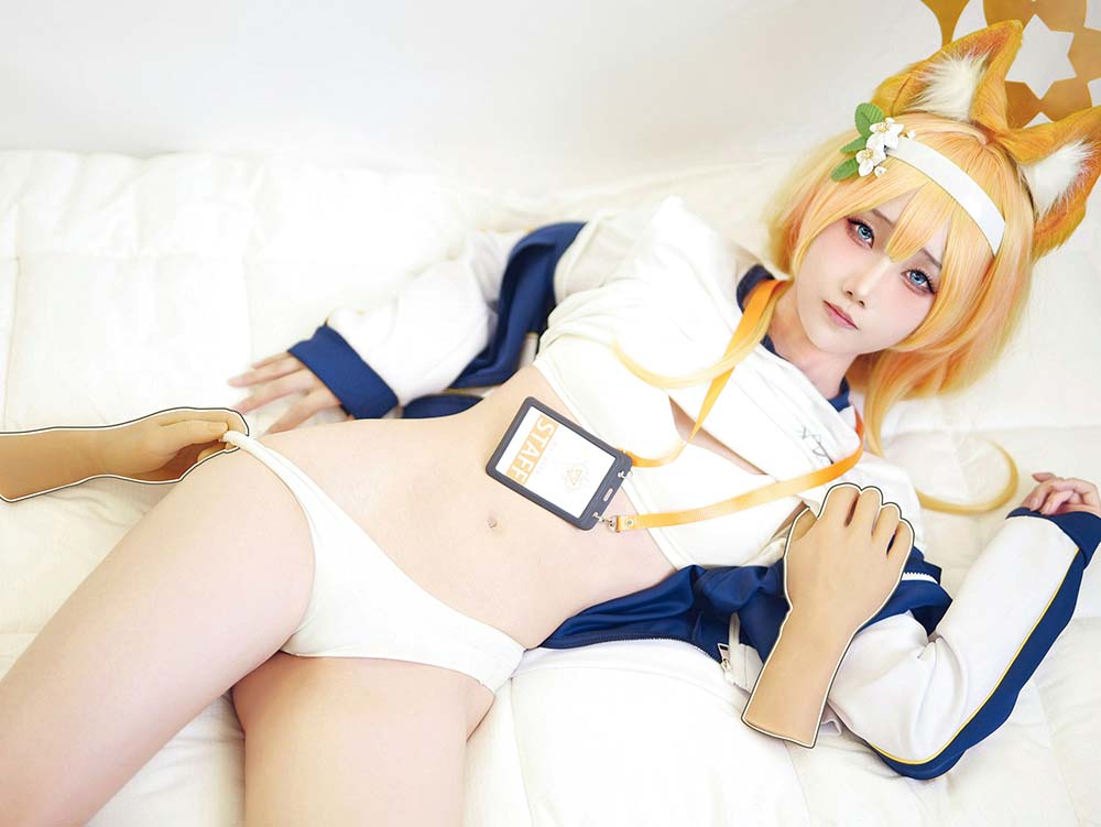 曉美媽 – 碧蓝档案-伊落マリー(体操服) Cosplay-第2张