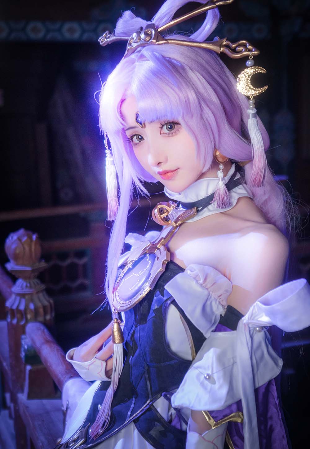 紫氯氯 – 符玄cos Cosplay-第1张