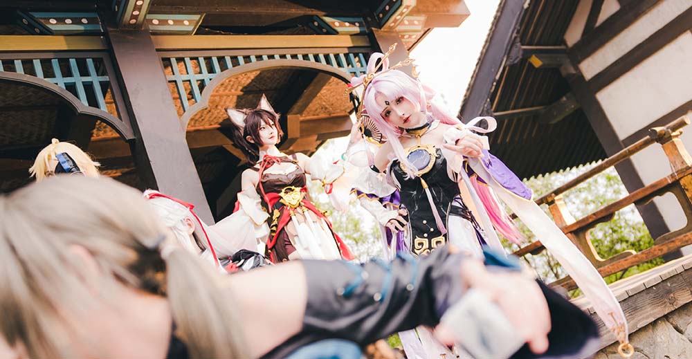 紫氯氯 – 符玄cos Cosplay-第2张