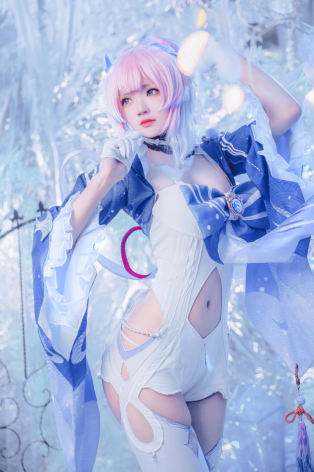 桜桃喵 – 珊瑚宫心海 Cosplay-第1张
