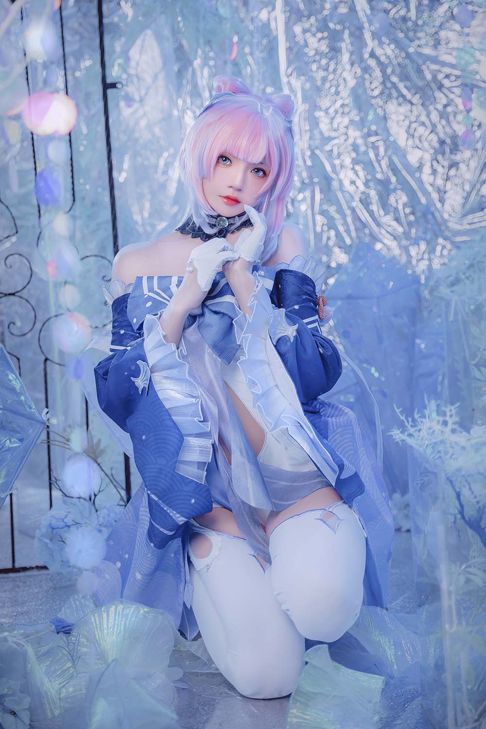 桜桃喵 – 珊瑚宫心海 Cosplay-第2张