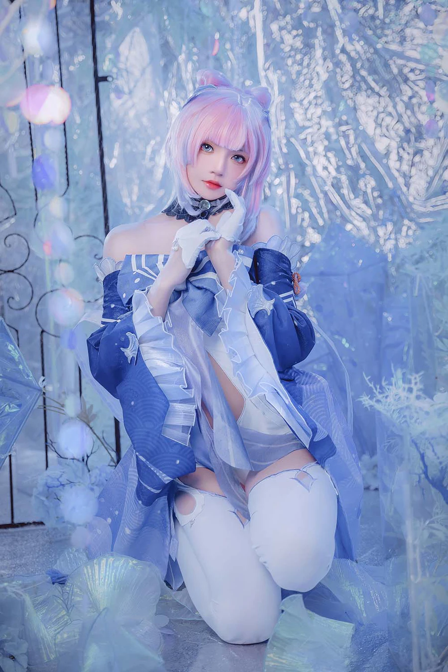 桜桃喵 – 珊瑚宫心海 Cosplay-第2张