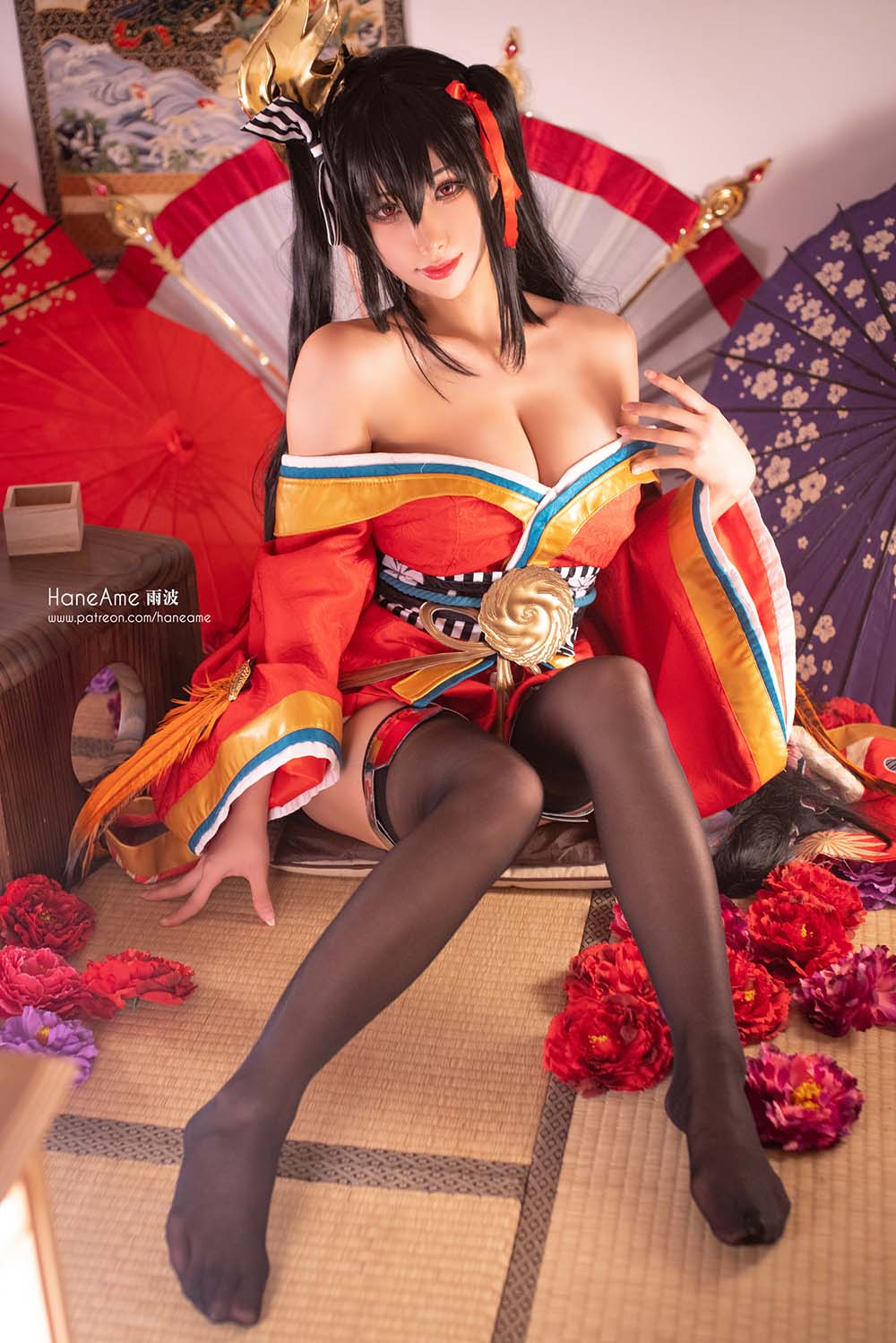 Hane Ame 雨波写真 – Taihou official kimono (Azur Lane) Cosplay-第2张