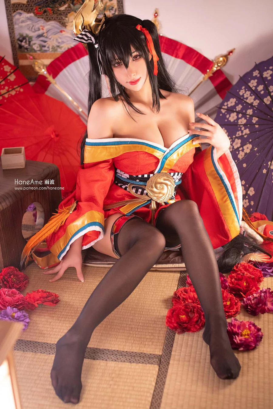 Hane Ame 雨波写真 – Taihou official kimono (Azur Lane) Cosplay-第2张