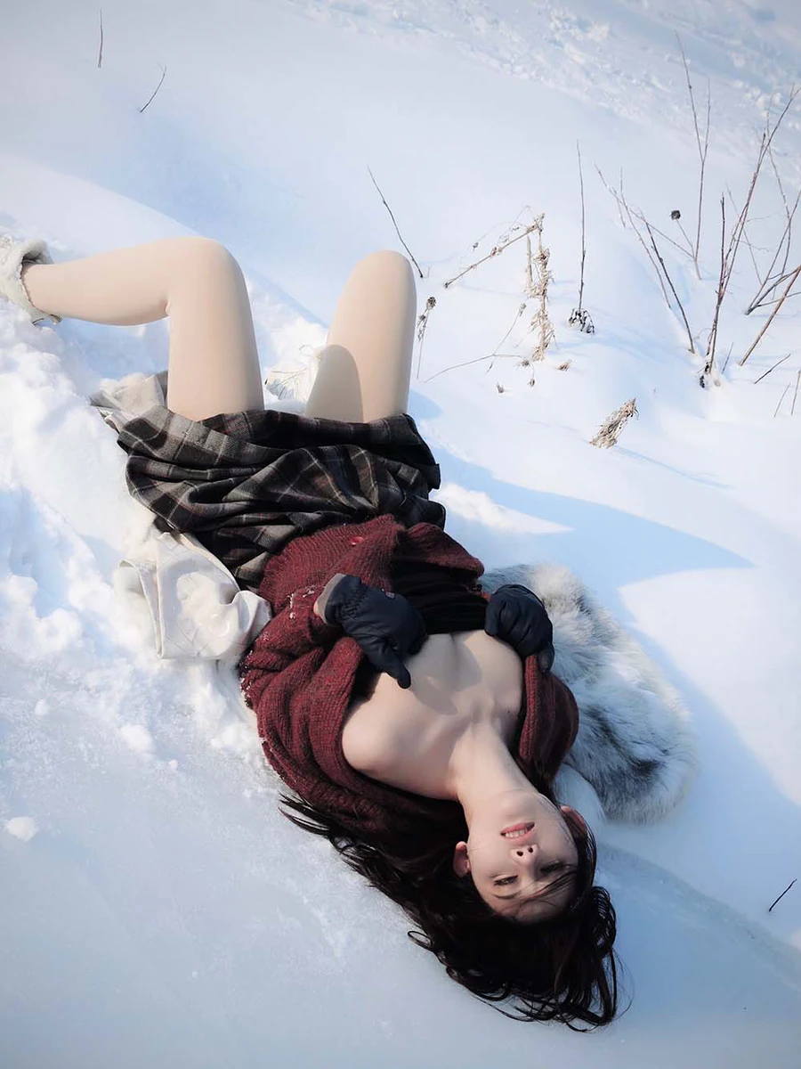 美女模特就是阿朱啊 – 雪国精灵 Cosplay-第1张