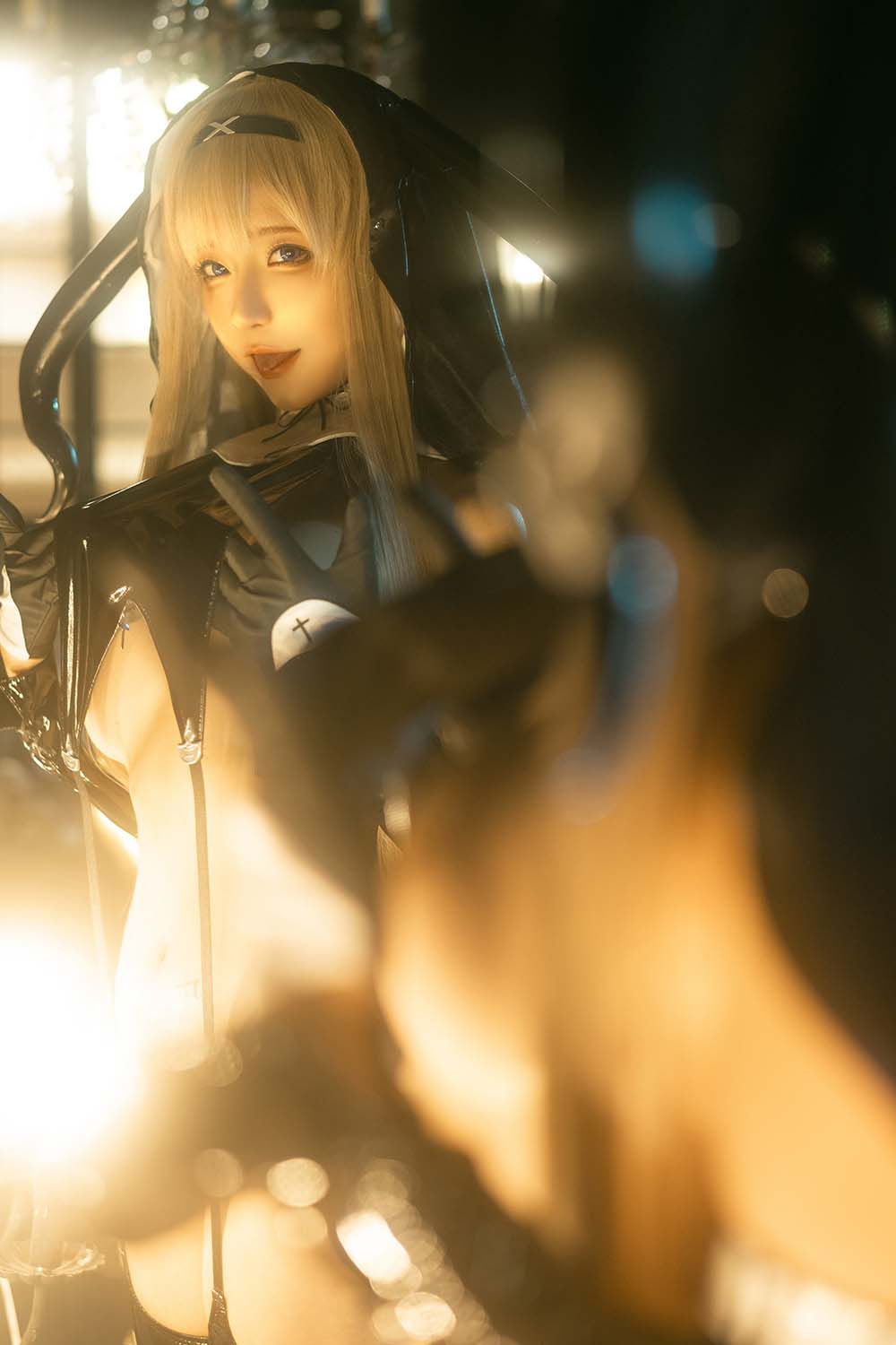 蠢沫沫 – 修女 Cosplay-第1张
