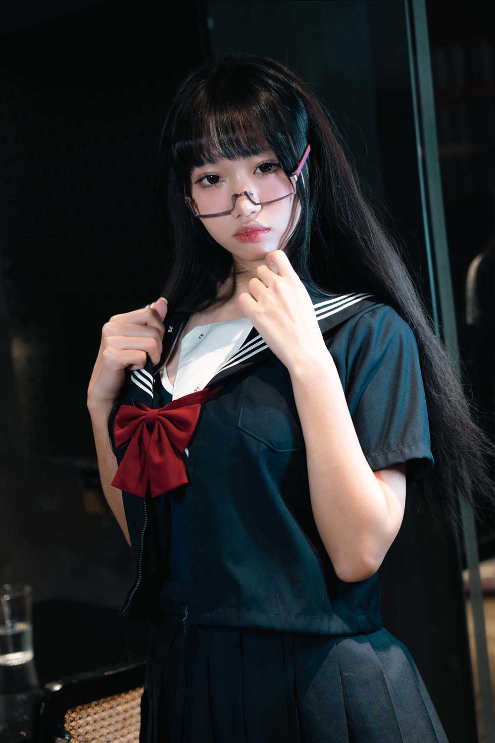 柒柒要乖哦 – 白丝死库水 Cosplay-第2张