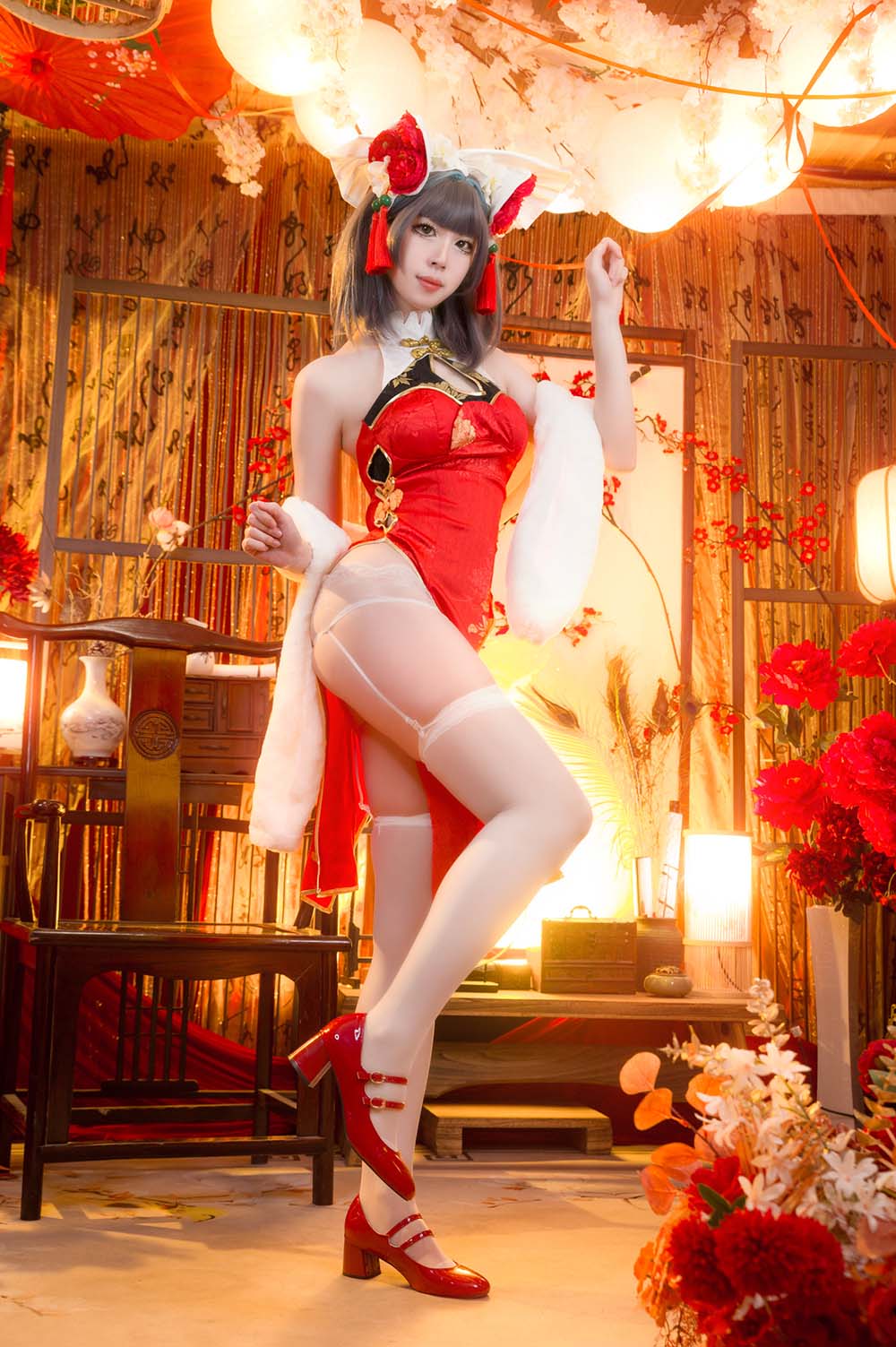 大米米球 – 柴郡猫猫 Cosplay-第1张