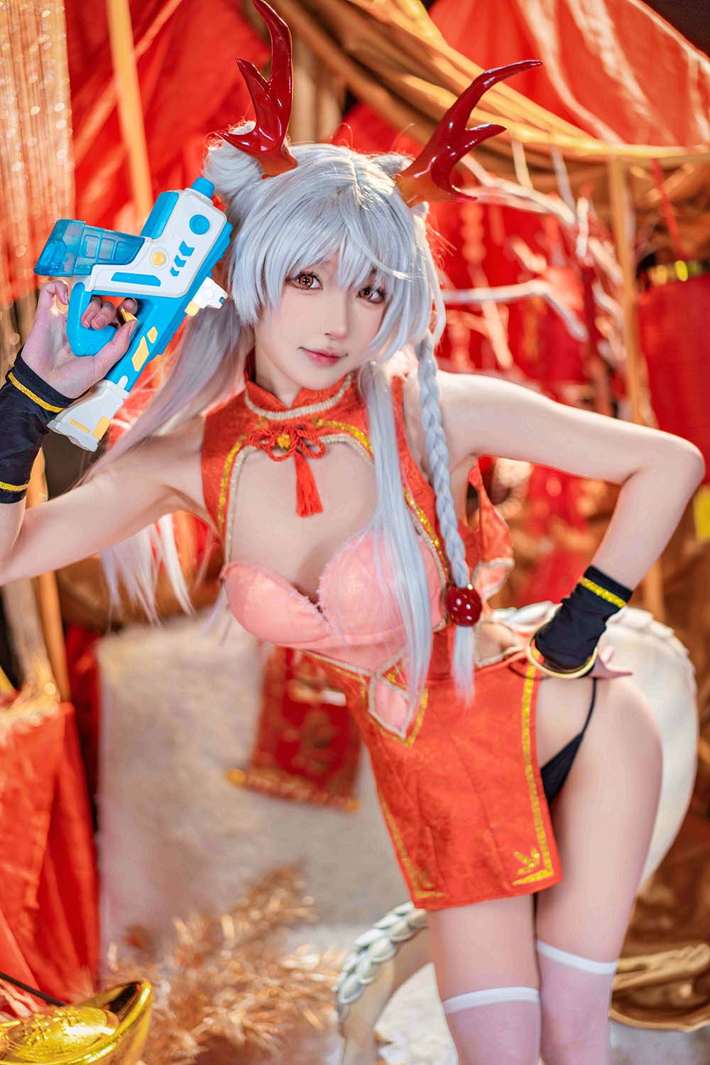 阿包也是兔娘 – 龙妹 Cosplay-第1张