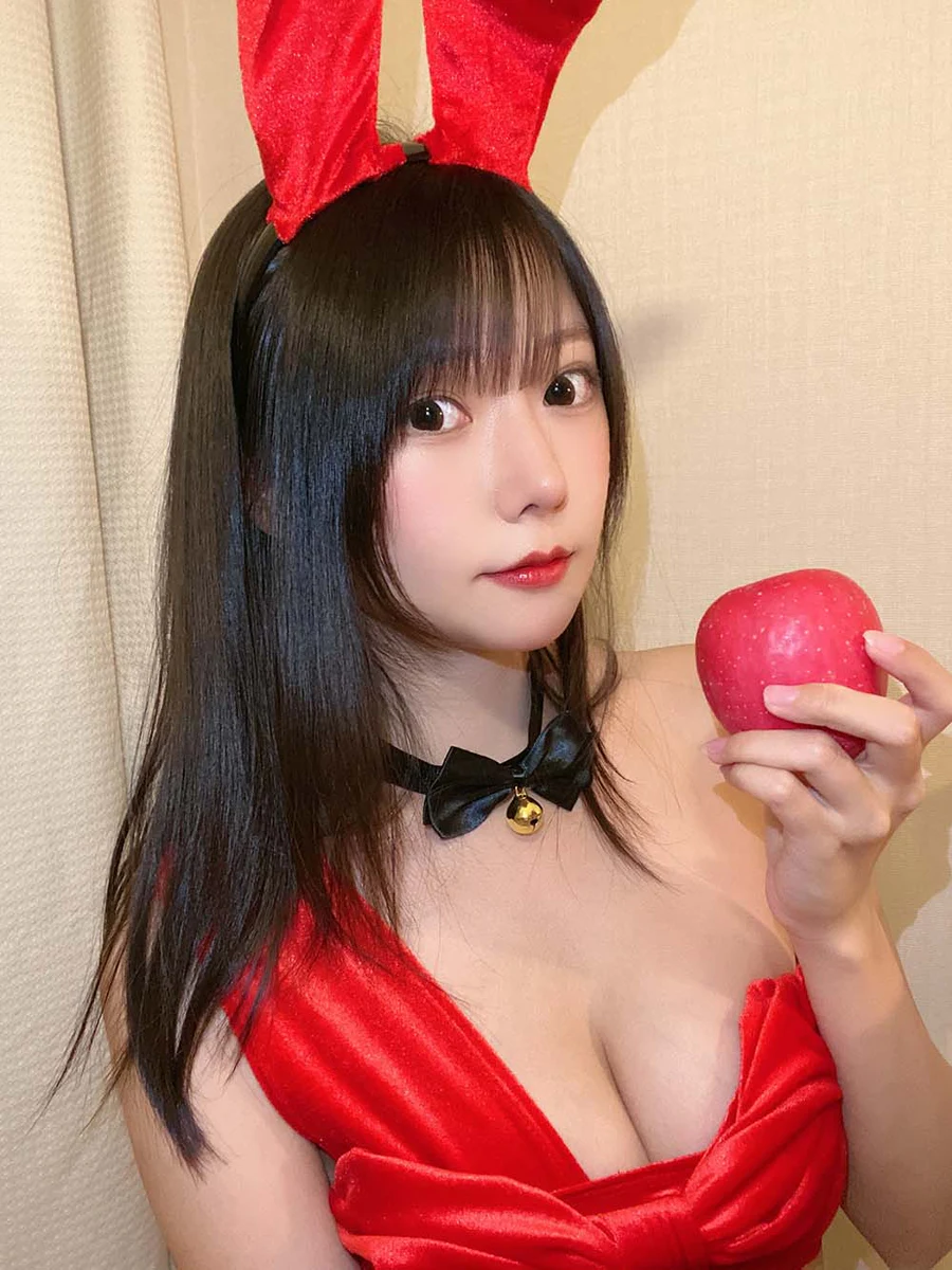 香草喵露露 – 红色丝带 Cosplay-第2张