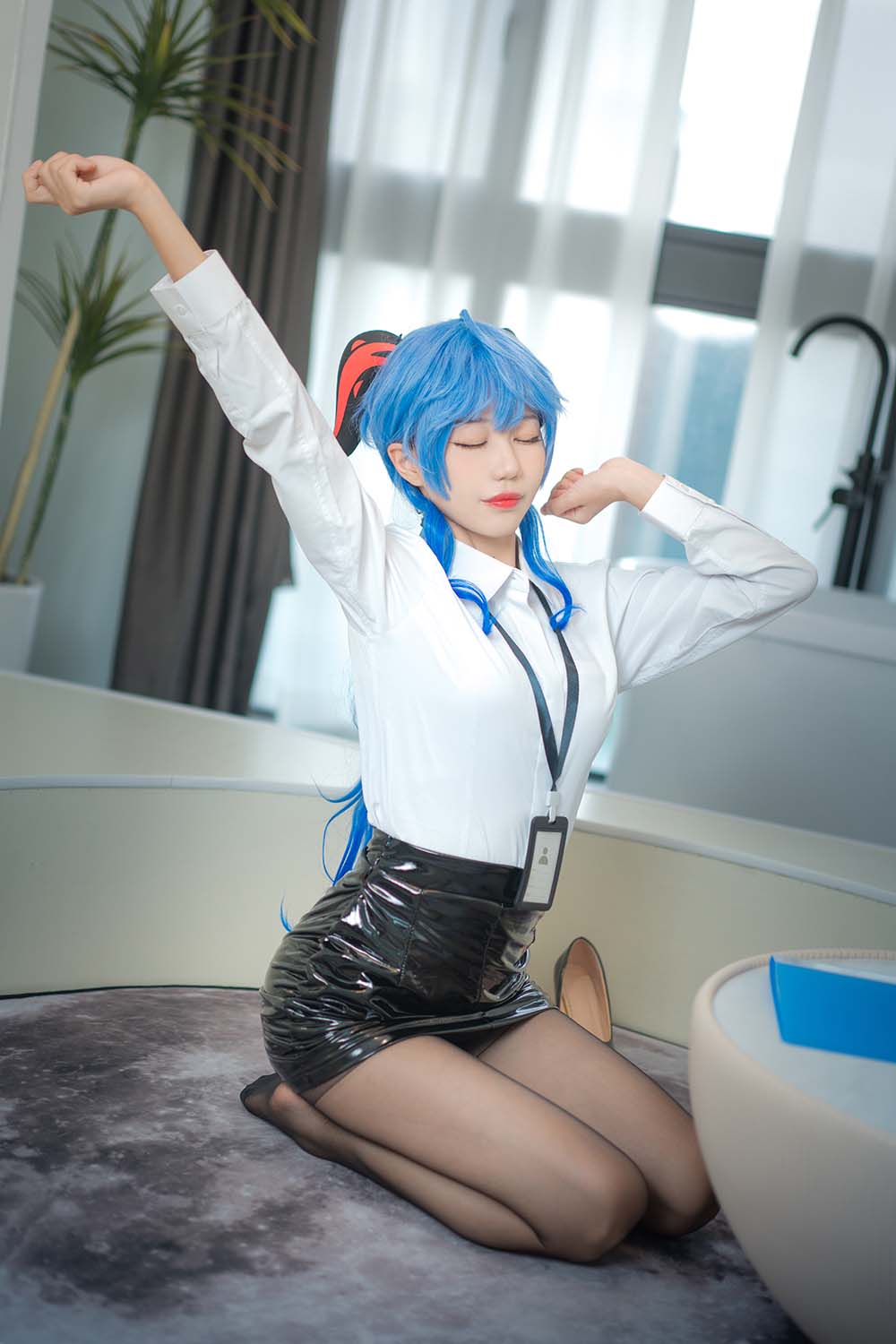 无影喵喵 – 甘雨OL Cosplay-第2张