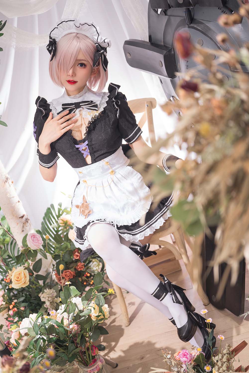 肉糊糊 – 玛修女仆 Cosplay-第2张