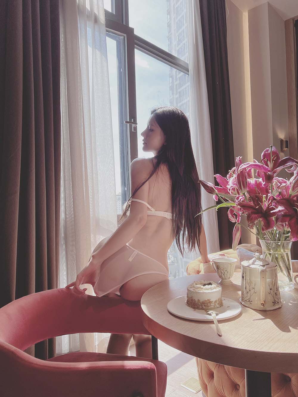 美女模特就是阿朱啊 – 下午茶甜点 Cosplay-第2张