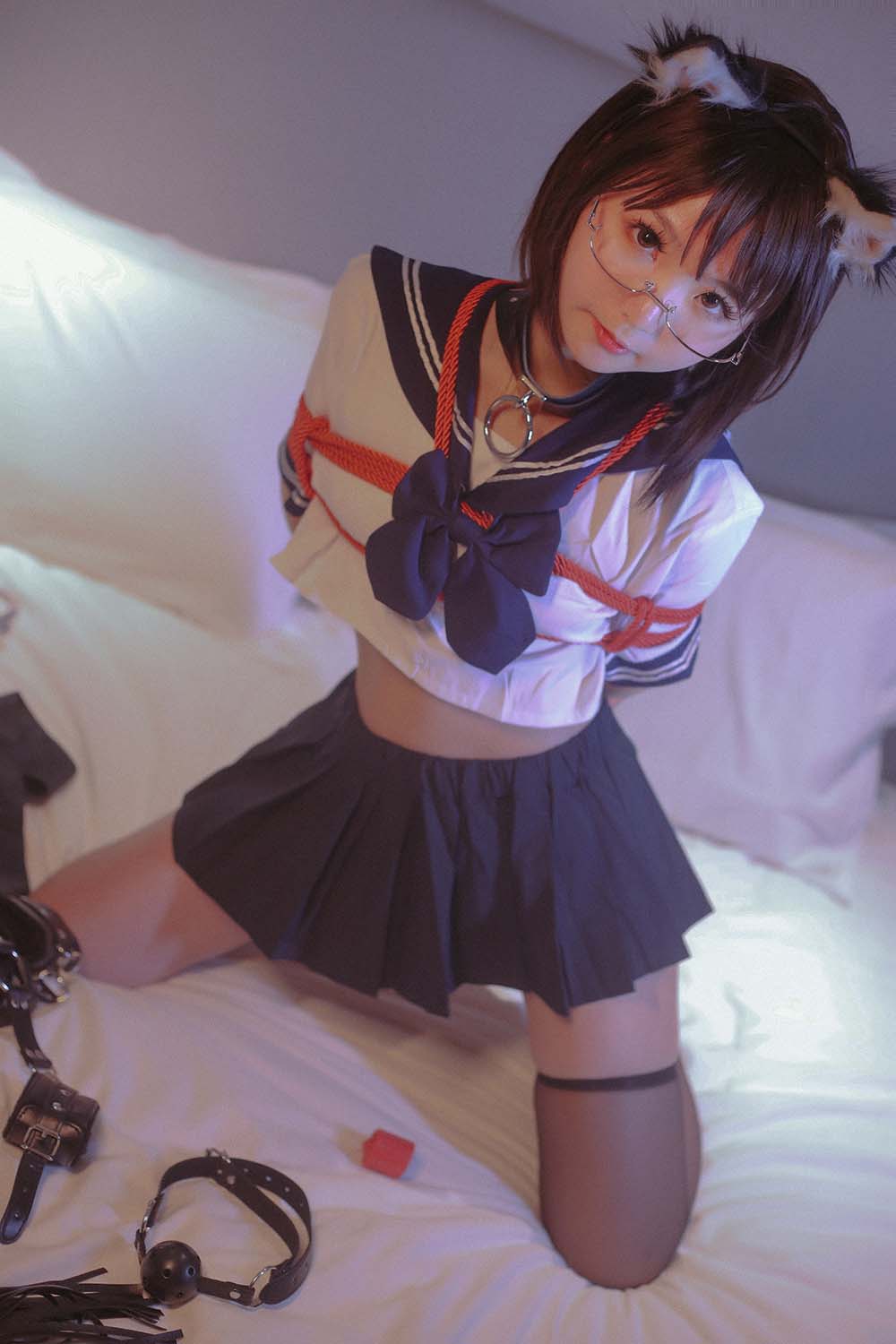 萌妹是青水 – 猫耳调教 Cosplay-第1张