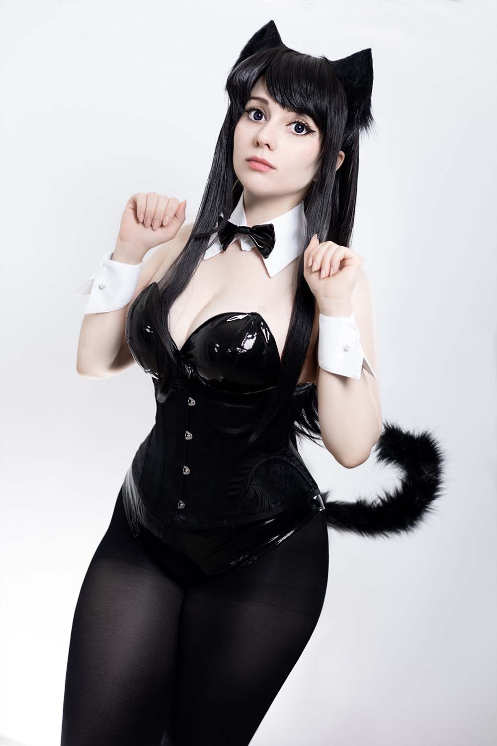 Mirikashi – Komi Shouko Neko Cosplay-第1张
