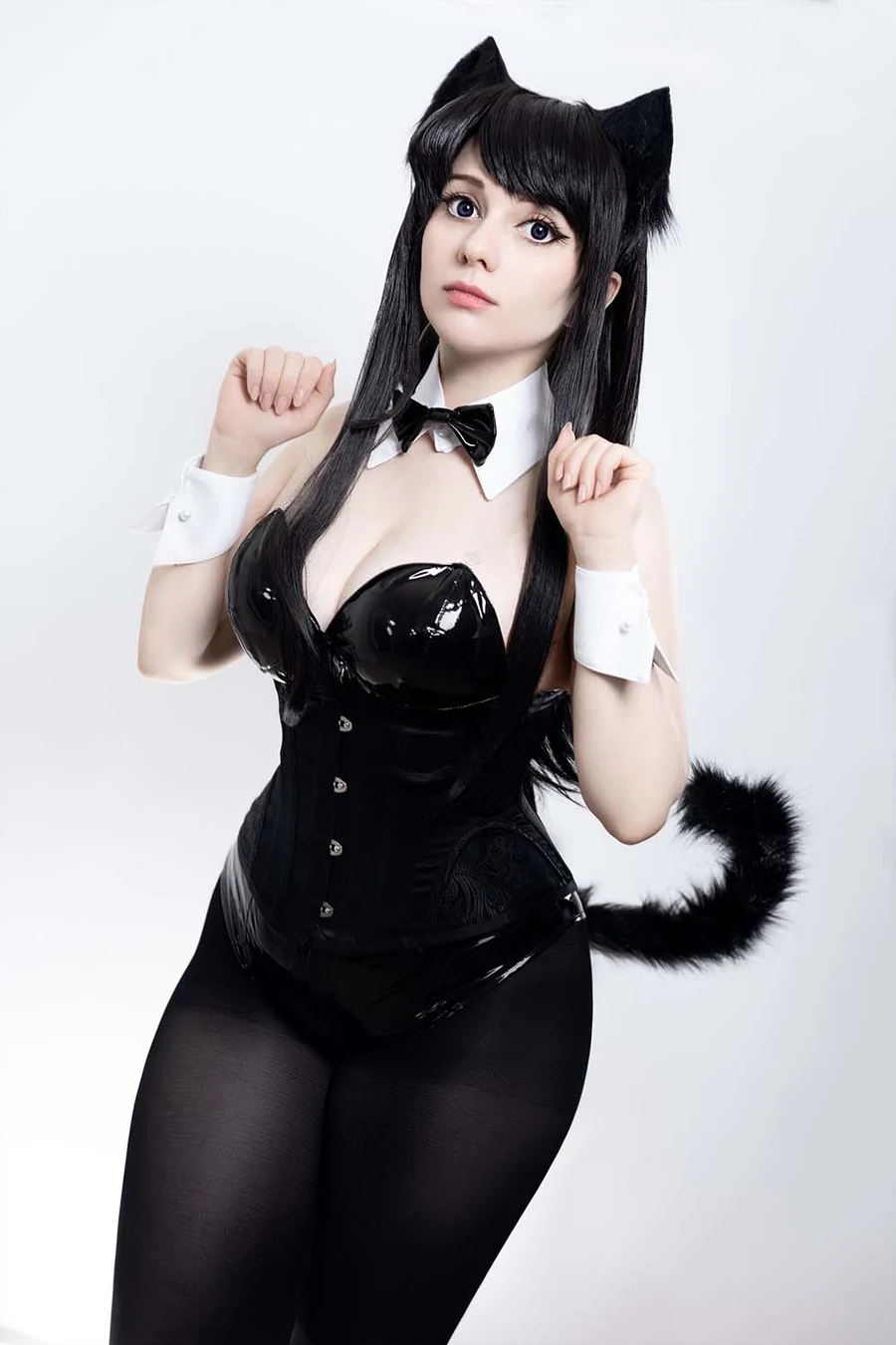 Mirikashi – Komi Shouko Neko Cosplay-第1张