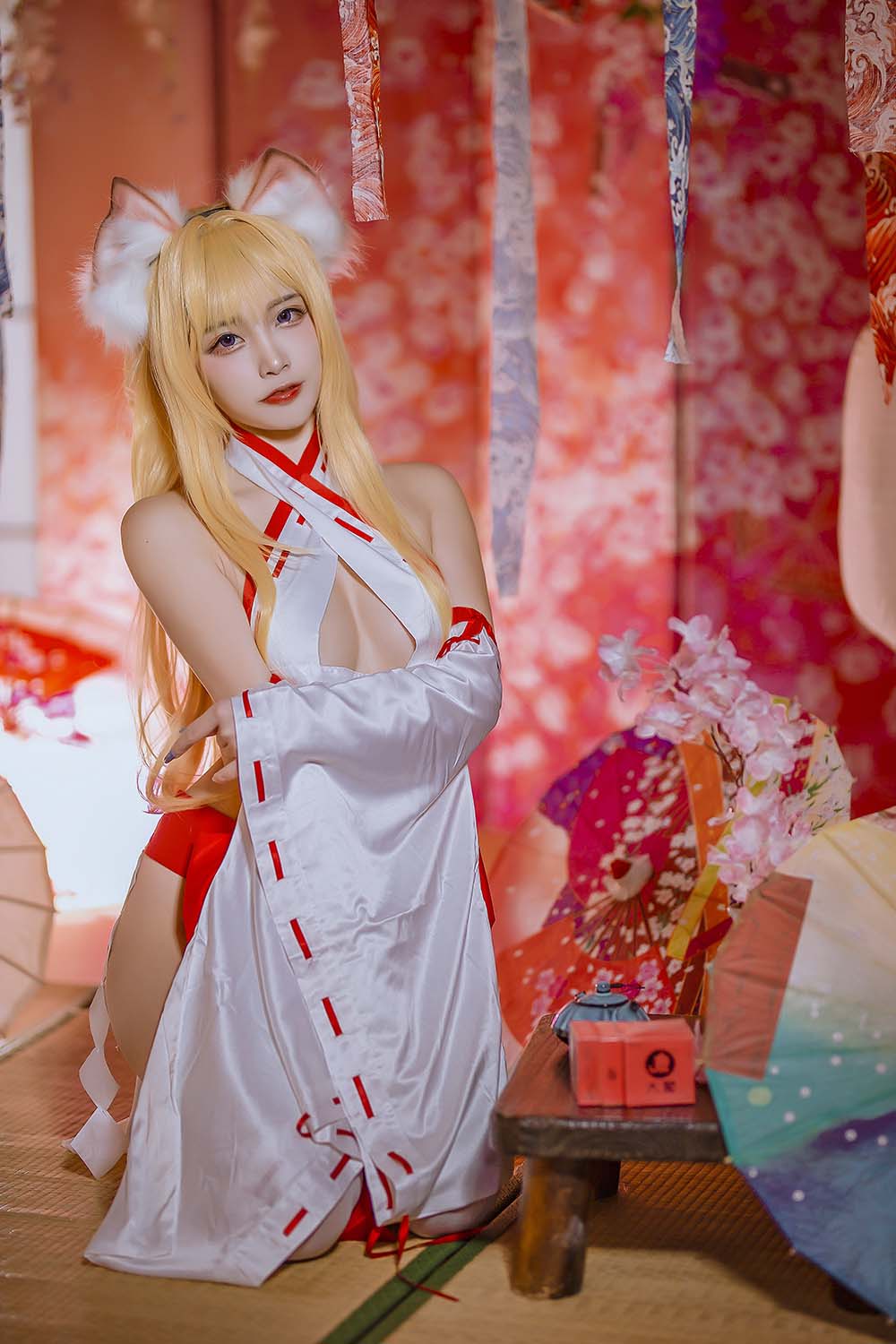 二佐Nisa – 私房大象巫女 Cosplay-第1张