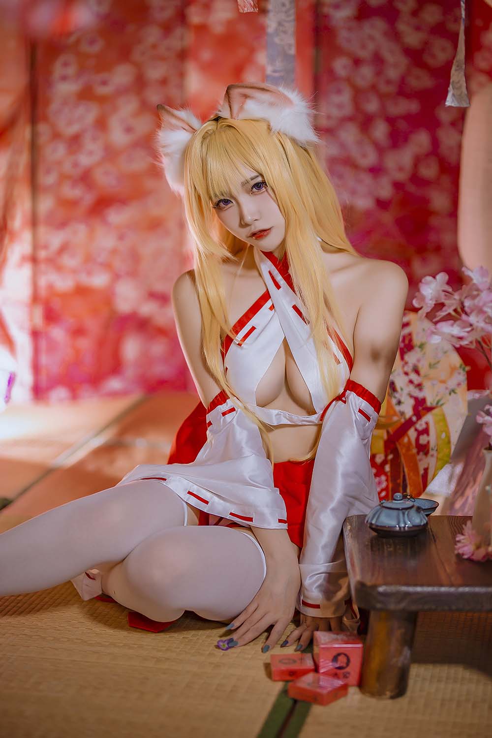 二佐Nisa – 私房大象巫女 Cosplay-第2张