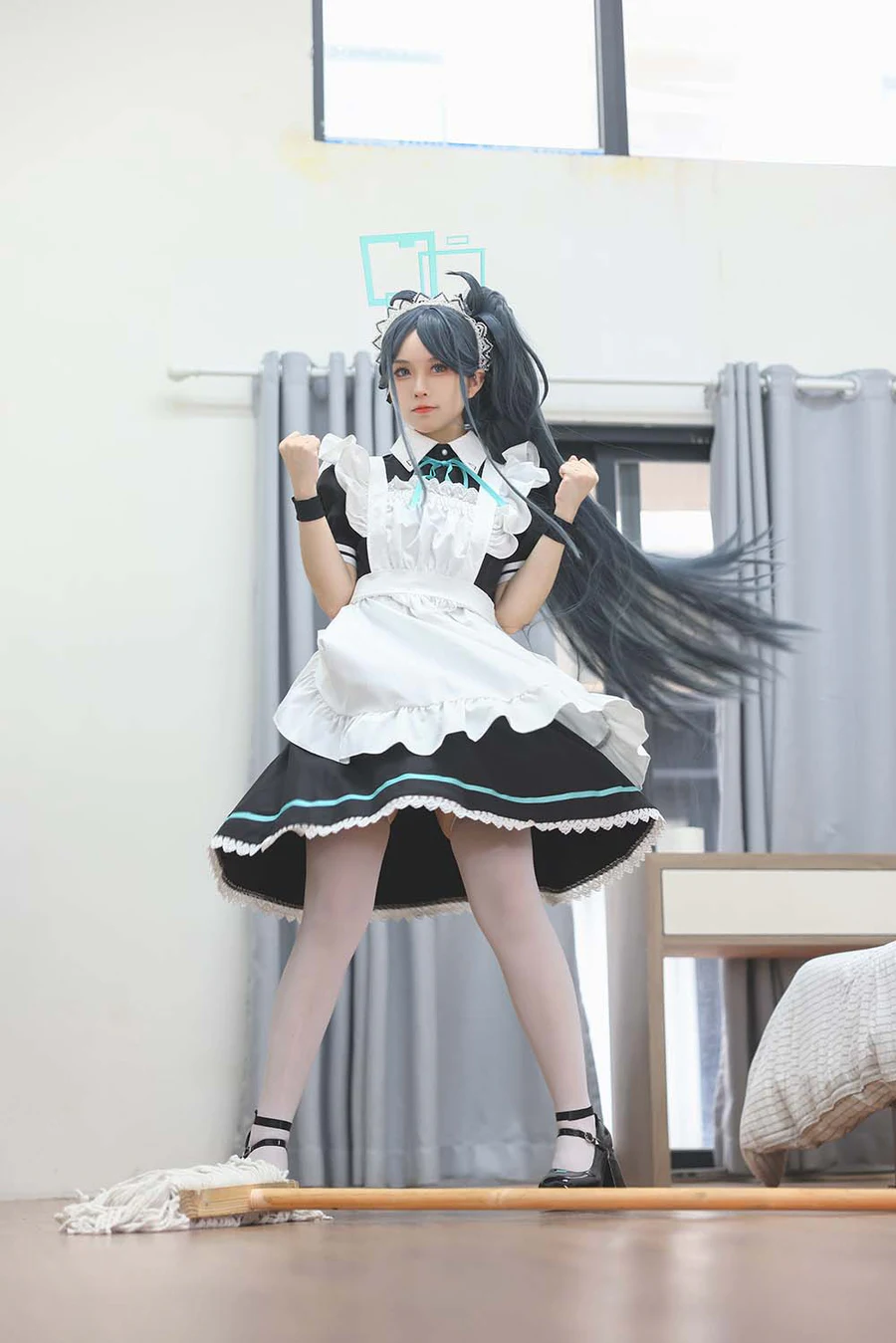 G44不会受伤 – 碧蓝档案 爱丽丝女仆 Cosplay-第1张