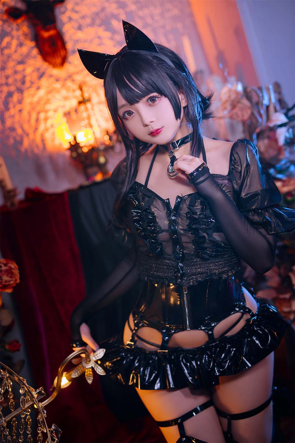 日奈娇 – 皮衣系列 Cosplay-第1张