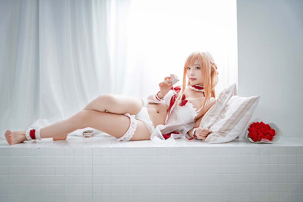 切切celia – 亚丝娜内衣 Cosplay-第1张
