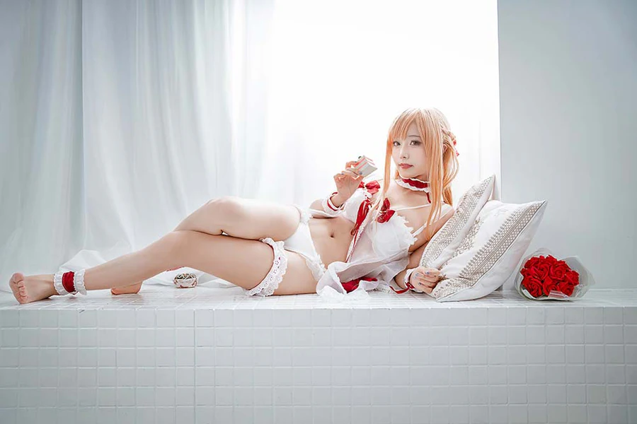 切切celia – 亚丝娜内衣 Cosplay-第1张