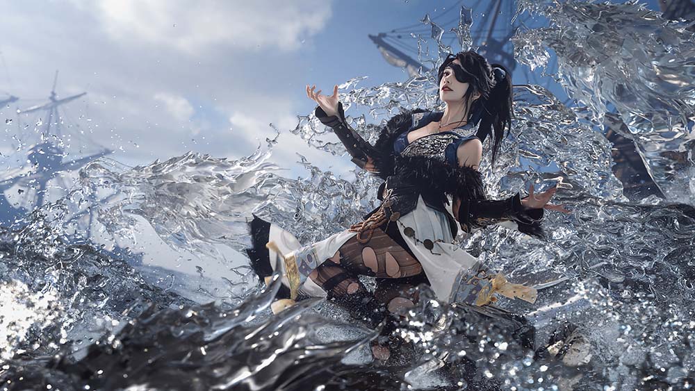 流一_喵喵喵喵喵喵 – 雾海龙王 崔三娘 Cosplay-第2张