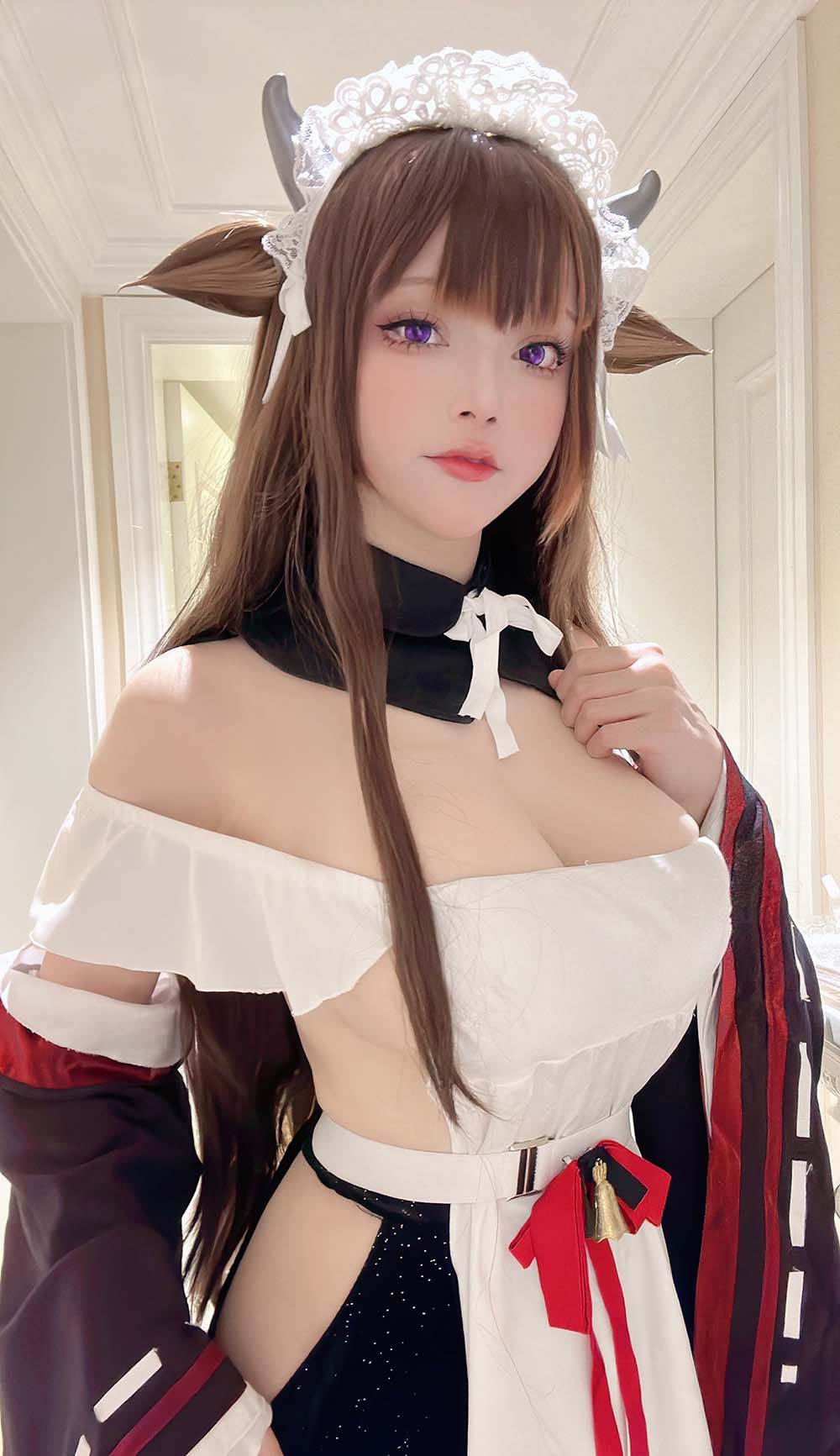 黑龙贯通 – 女仆牛牛 Cosplay-第2张
